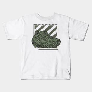 Balen Defender Green Sneaker Kids T-Shirt